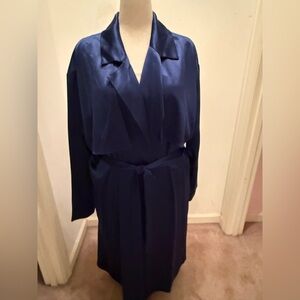 11 Honore Navy Trench Coat